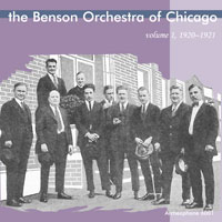 The Benson Orchestra of Chicago, 1920-1921 border=