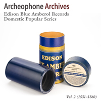 Assorted Edison Blue Amberol Records By Title 